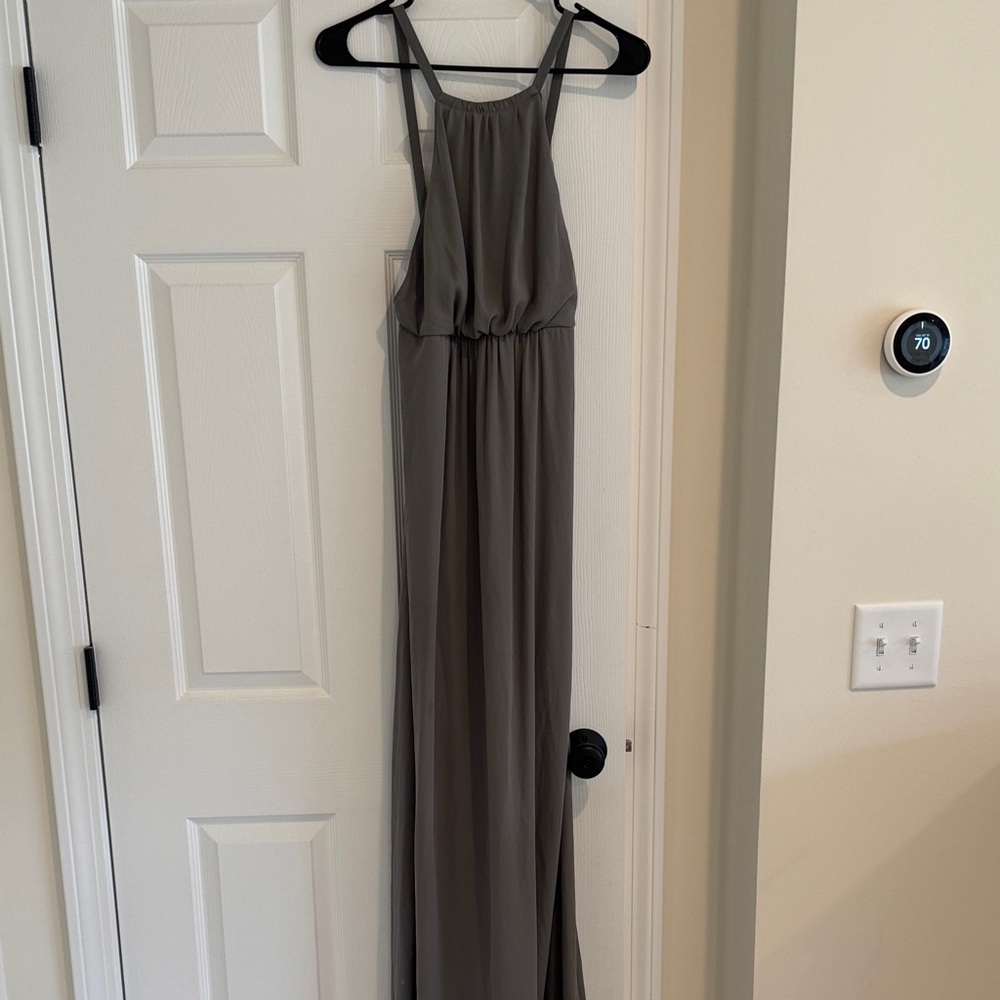 Show Me Your MuMu Charcoal Maxi Dress